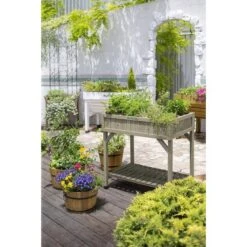 Vegtrug Kruidentafel 58 × 78 × 80 Cm - Grijs 5 Vegtrug Kruidentafel 58 × 78 × 80 Cm - Grijs -Goedkope Kruiden Zaden Winkel 1540756750 1 600