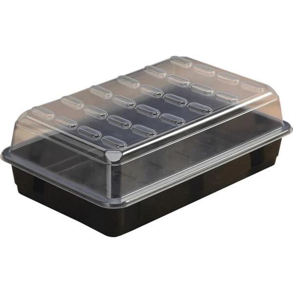 Zaaibakje Met Deksel - 37,5 × 23 × 12,5 Cm 1 Zaaibakje Met Deksel - 37,5 × 23 × 12,5 Cm