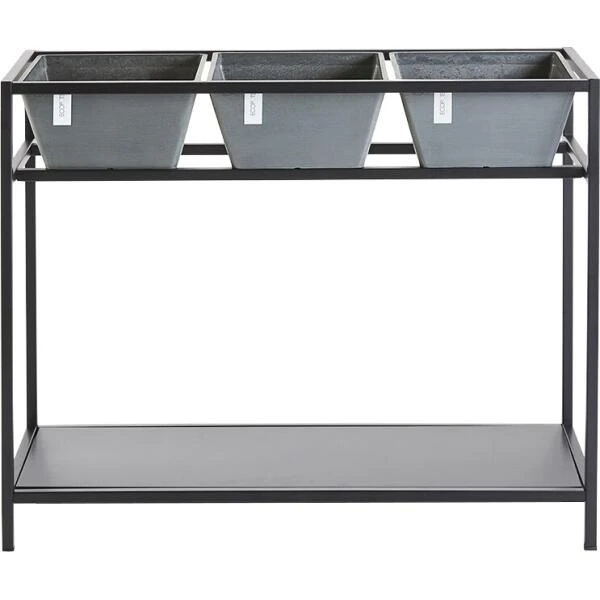 ECOPOTS Berlin Kruidentafel - Grijs 100 X 80 X 36 Cm 2 ECOPOTS Berlin Kruidentafel - Grijs 100 X 80 X 36 Cm - Afbeelding 2