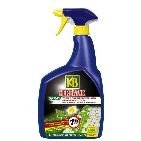 Herbatak Pad En Terras Spray Totale Onkruidbestrijder - 1 Liter 1 Herbatak Pad En Terras Spray Totale Onkruidbestrijder - 1 Liter