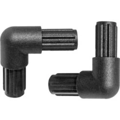 Hoekverbinding - 2 Way 90° Voor Buizen Binnendiameter Van 12.5 Mm - Set Van 2 Stuks