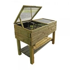 Moestuinbak Verhoogd In Grenen - 120 × 60 × 90 Cm -Goedkope Kruiden Zaden Winkel koude bak hout verhoogd 120 x 60 x 90cm 1484057582 2 600