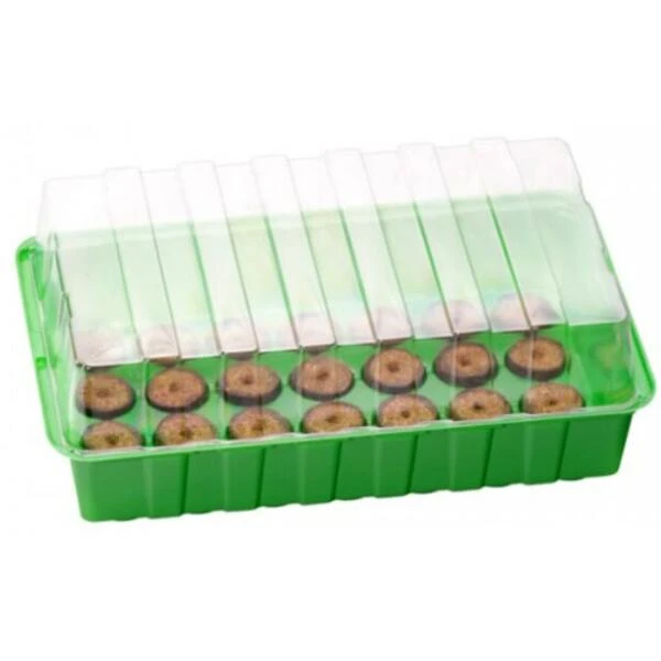 Kweekkas Met 28 Kokos Tabletten - 36 X 22 X 13 Cm 1 Kweekkas Met 28 Kokos Tabletten - 36 X 22 X 13 Cm