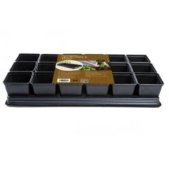 Tray Met 18 Vierkante 9 Cm Potten -Goedkope Kruiden Zaden Winkel kweektray 18 potten vierkant 1490207378 1 600