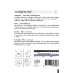 Peterselie - Petroselinum Crispum 3 Peterselie - Petroselinum Crispum -Goedkope Kruiden Zaden Winkel peterselie petroselinum crispum 1646840345 709 600