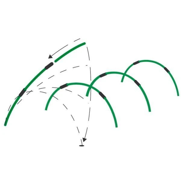 Bogen Voor Tunnelserre - Set Van 4 Stuks 1 Bogen Voor Tunnelserre - Set Van 4 Stuks