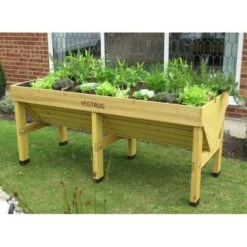 Vegtrug Verhoogde Kweektafel - 180 × 76 × 80 Cm -Goedkope Kruiden Zaden Winkel vegtrug 180 cm 1484054920 2 600