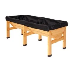 Vegtrug Verhoogde Kweektafel - 180 × 76 × 80 Cm -Goedkope Kruiden Zaden Winkel vegtrug 180 cm 1484054920 4 600