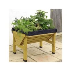Vegtrug Verhoogde Kweektafel - 1 × 0,8 × 0,8 M -Goedkope Kruiden Zaden Winkel vegtrug 1 m 1484054491 3 600