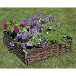 Wilgentenen Plantenbed - 60 × 60 × 20 Cm -Goedkope Kruiden Zaden Winkel wilgentenen plantenbed large 1484056225 2 600